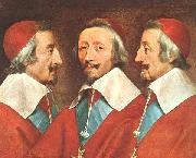 Philippe de Champaigne Triple Portrait of Richelieu china oil painting artist